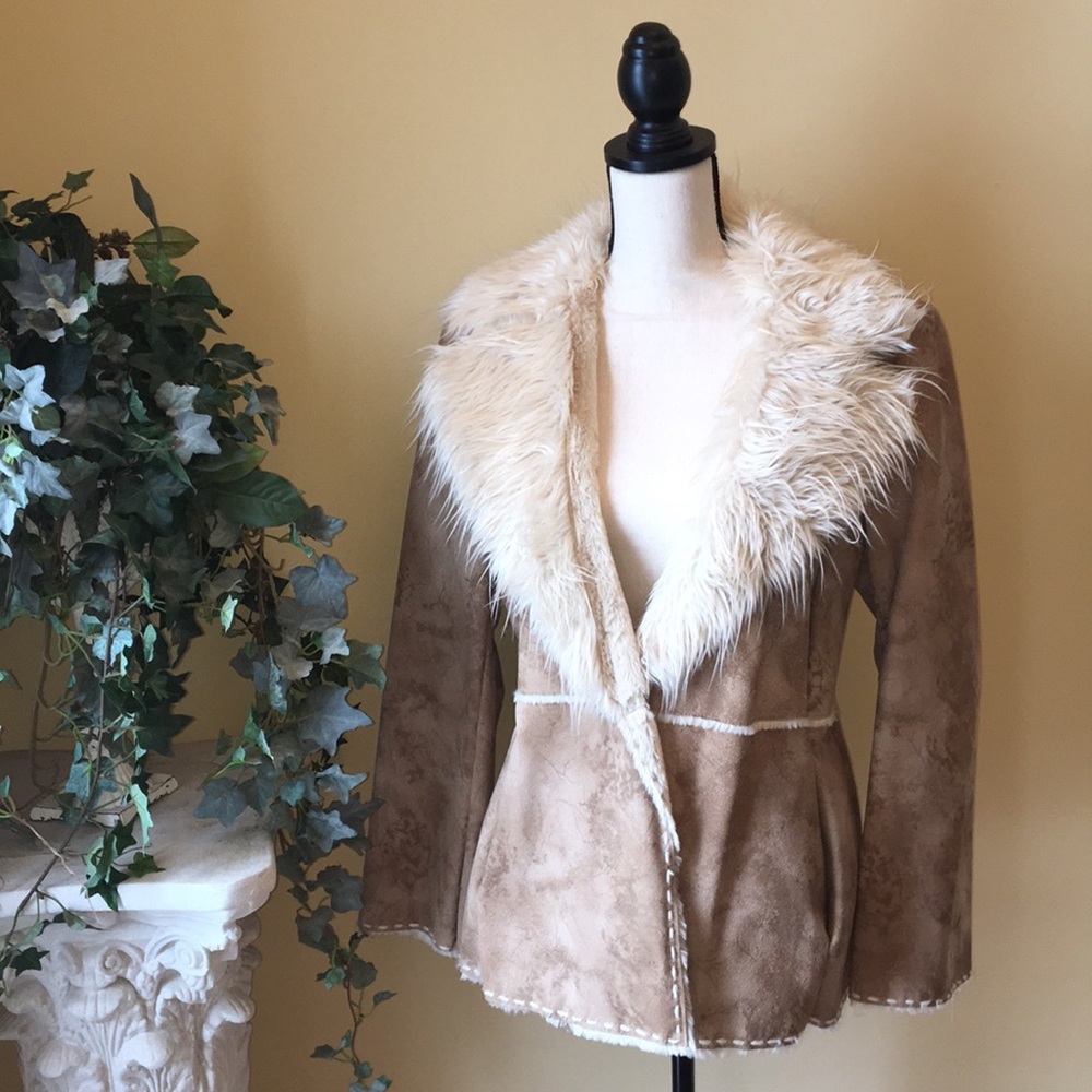 Guess suede printed jacket